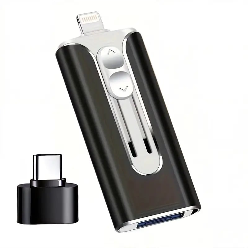 🔥Clé USB 4 en 1 16 à 256 Go Micro USB + 8 broches + USB 3.0 pour téléphone portable et ordinateur