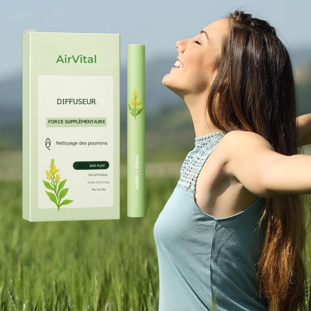 AirVital™ | Alternative saine et sans nicotine pour arrêter de fumer