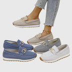 Loriana®| Baskets Mocassins Confortables & Élégantes