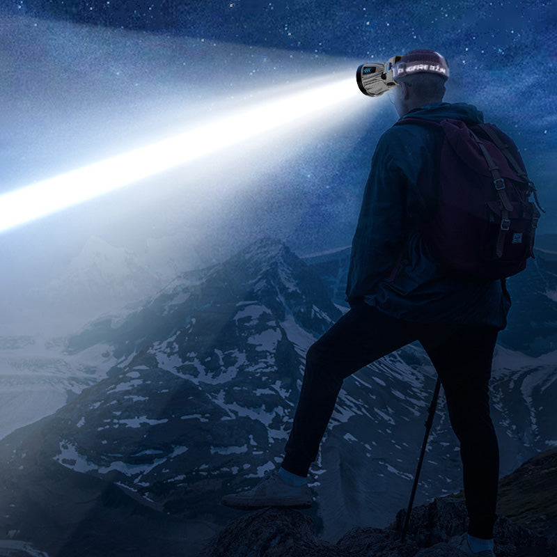 ⏳49 % de réduction 🔥 Lampe frontale rechargeable haute puissance ultra-lumineuse -
