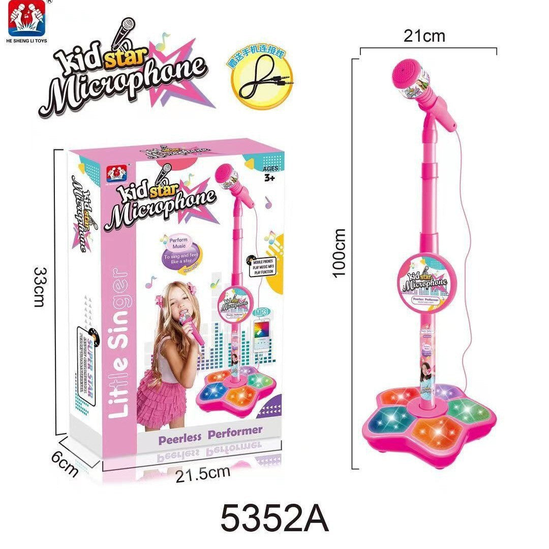 🎄🎉Offre spéciale printemps : 50 % de réduction ✨ Microphone karaoké pour enfants avec lecteur de musique lumineux — Le cadeau idéal pour vos petits