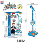 🎄🎉Offre spéciale printemps : 50 % de réduction ✨ Microphone karaoké pour enfants avec lecteur de musique lumineux — Le cadeau idéal pour vos petits