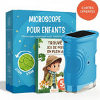 Kit Microscope avec écran qui éloigne des écrans (+ 50 CARTES OFFERTES)
