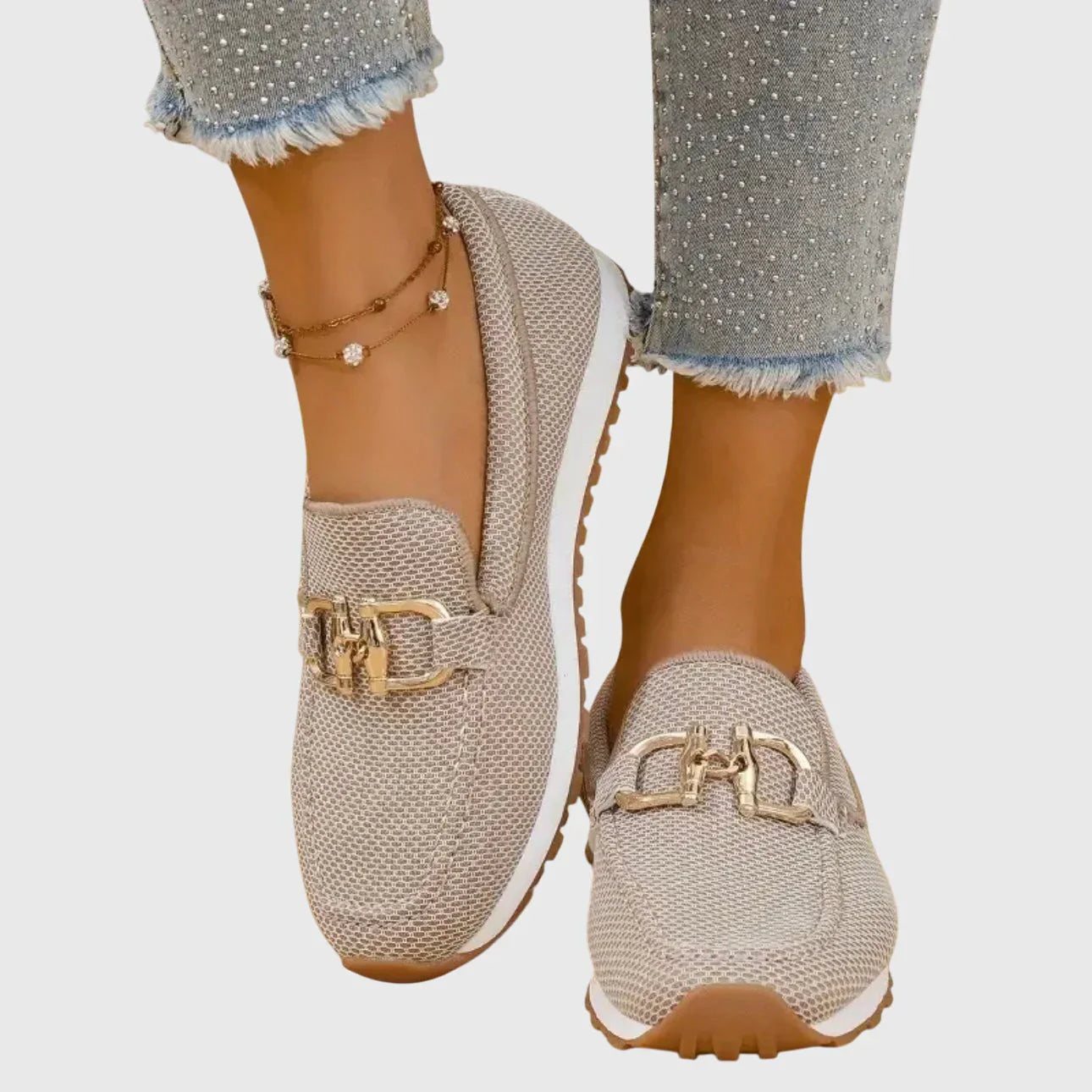 Loriana®| Baskets Mocassins Confortables & Élégantes