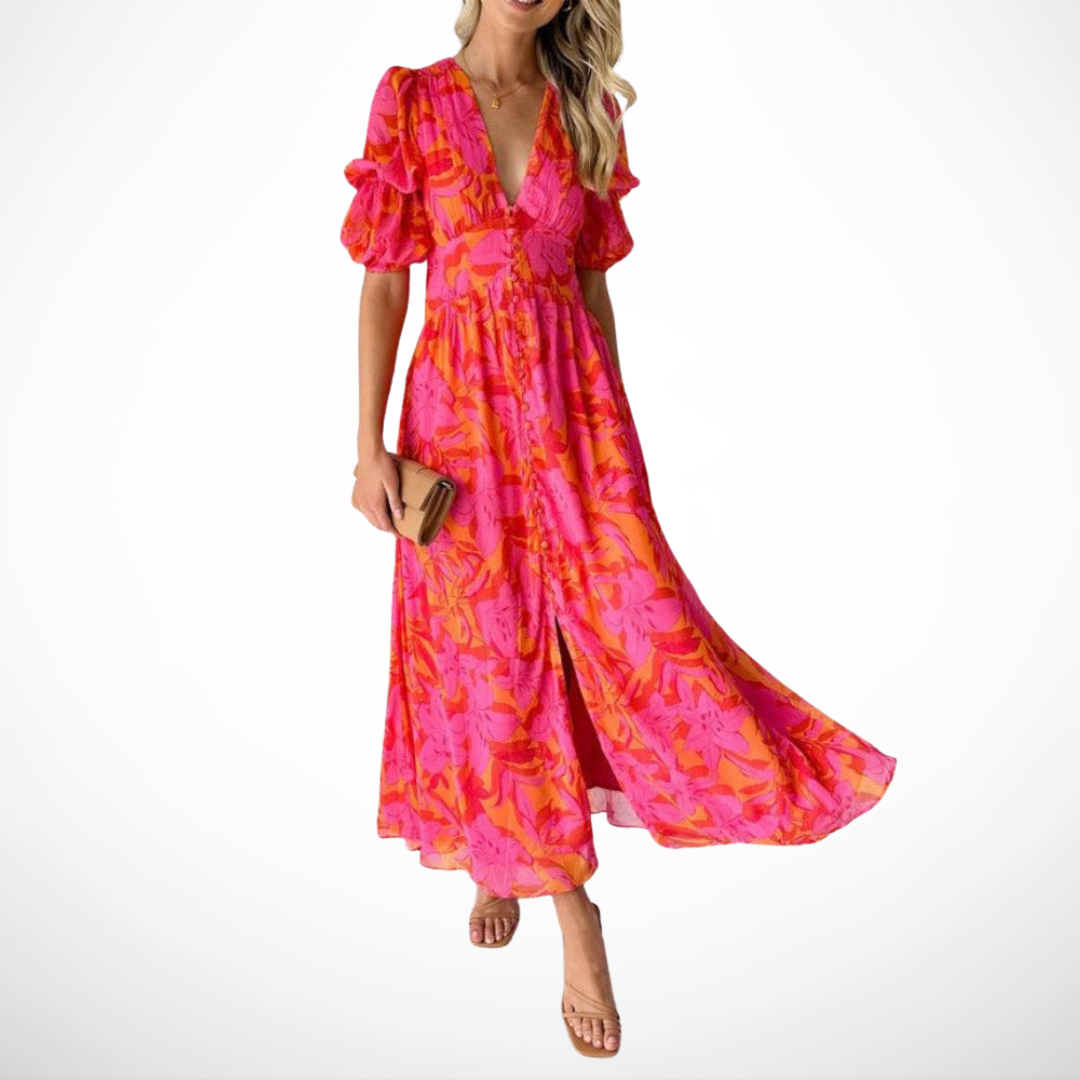 Loriana® | Robe Maxi Éclat Solaire