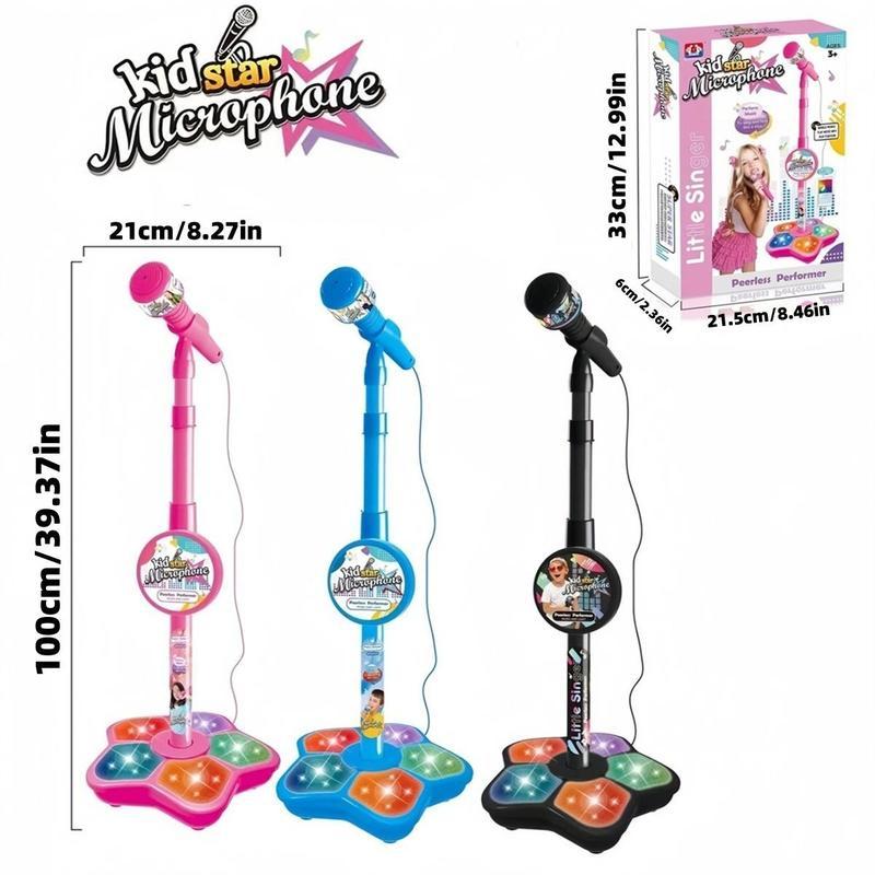 🎄🎉Offre spéciale printemps : 50 % de réduction ✨ Microphone karaoké pour enfants avec lecteur de musique lumineux — Le cadeau idéal pour vos petits