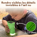 Kit Microscope avec écran qui éloigne des écrans (+ 50 CARTES OFFERTES)