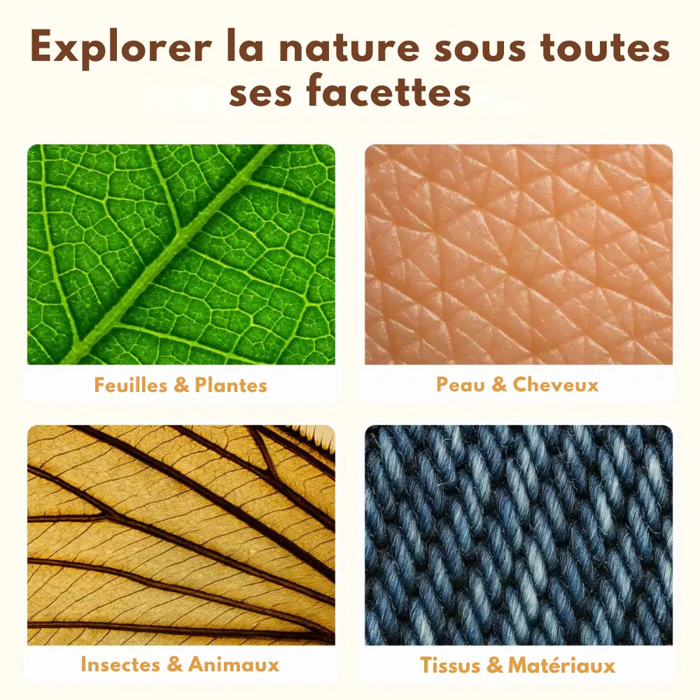 Kit Microscope avec écran qui éloigne des écrans (+ 50 CARTES OFFERTES)