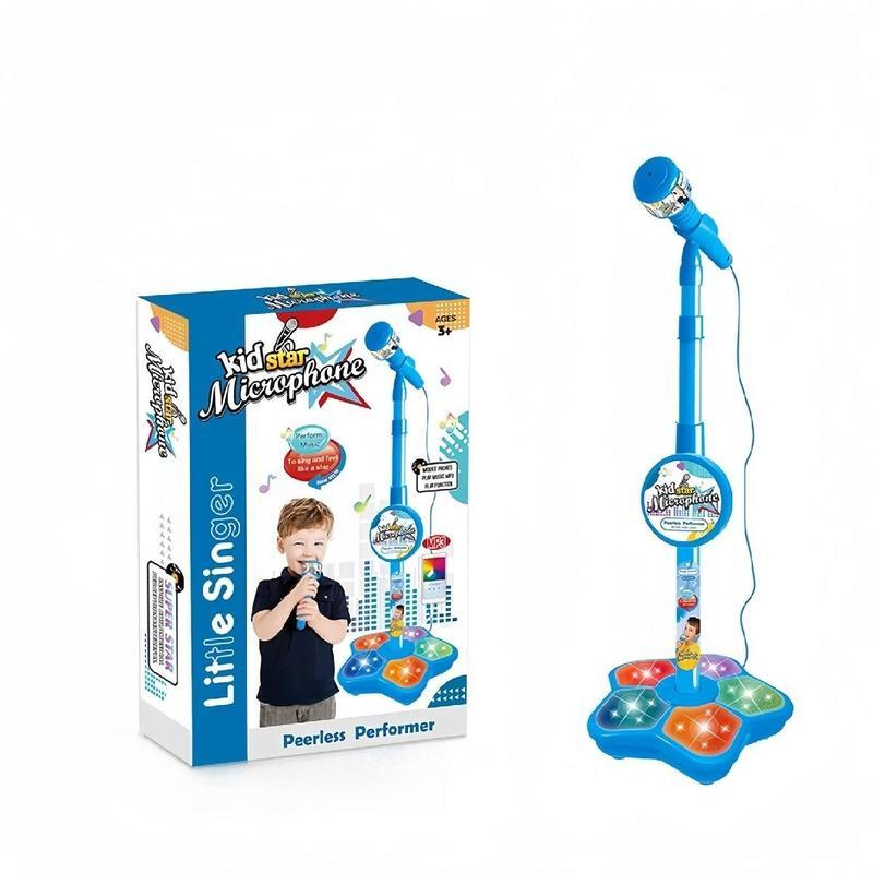 🎄🎉Offre spéciale printemps : 50 % de réduction ✨ Microphone karaoké pour enfants avec lecteur de musique lumineux — Le cadeau idéal pour vos petits
