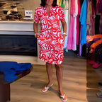 Loriana® Robe à manches courtes