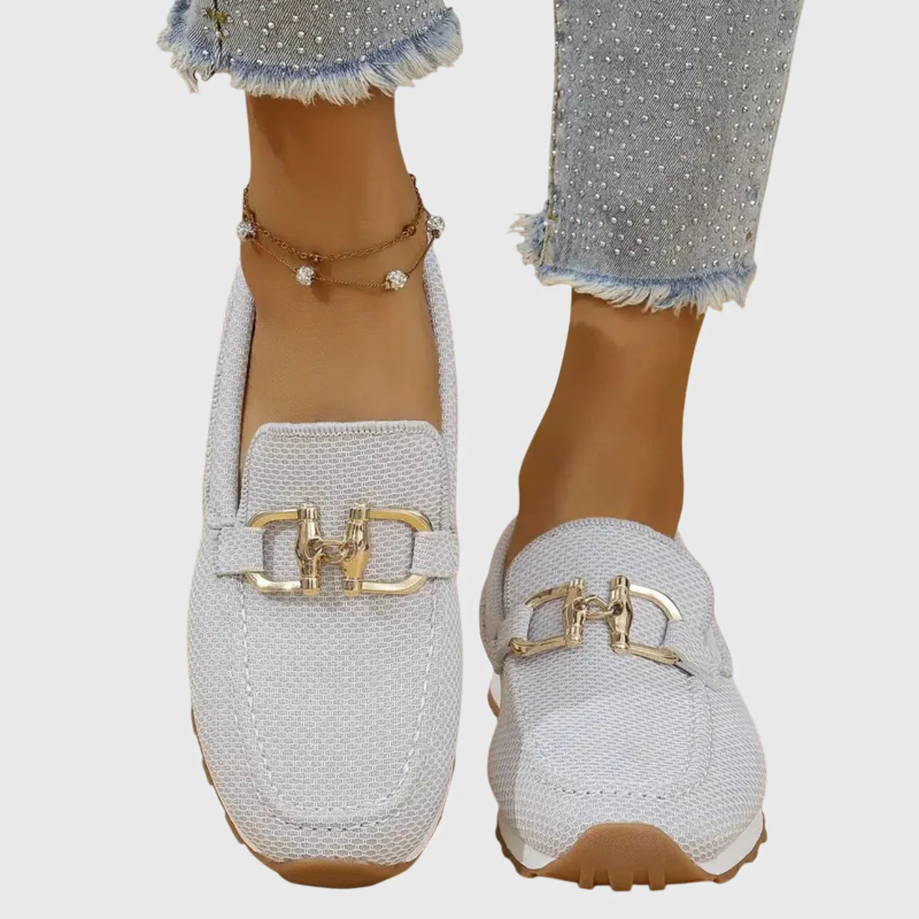 Loriana®| Baskets Mocassins Confortables & Élégantes