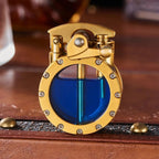 🔥Dernier jour 49 % DE RÉDUCTION 🎁Briquet vintage transparent à mèche kérozène style antique steampunk