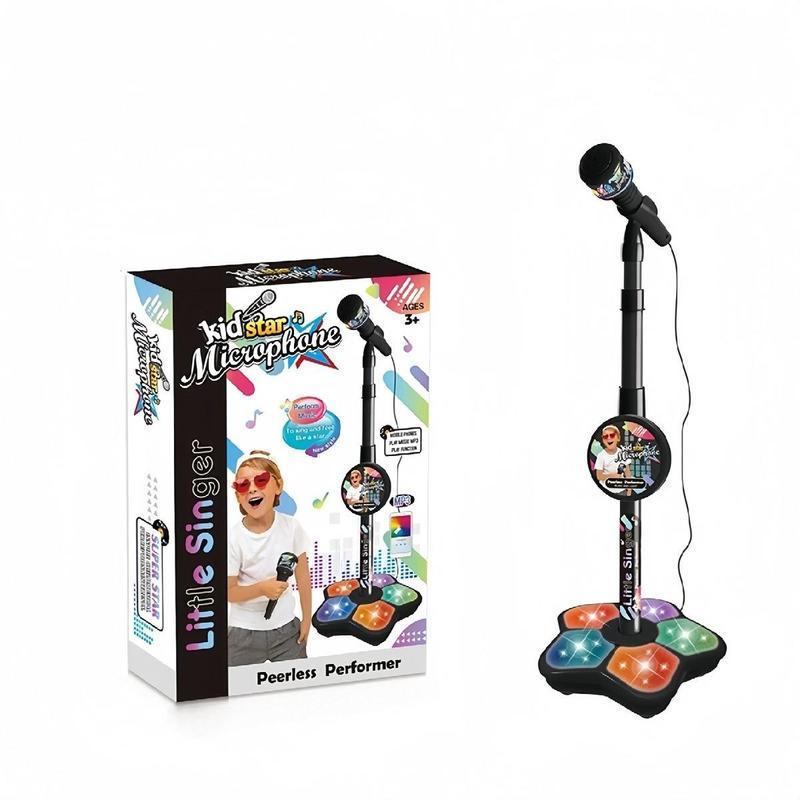 🎄🎉Offre spéciale printemps : 50 % de réduction ✨ Microphone karaoké pour enfants avec lecteur de musique lumineux — Le cadeau idéal pour vos petits