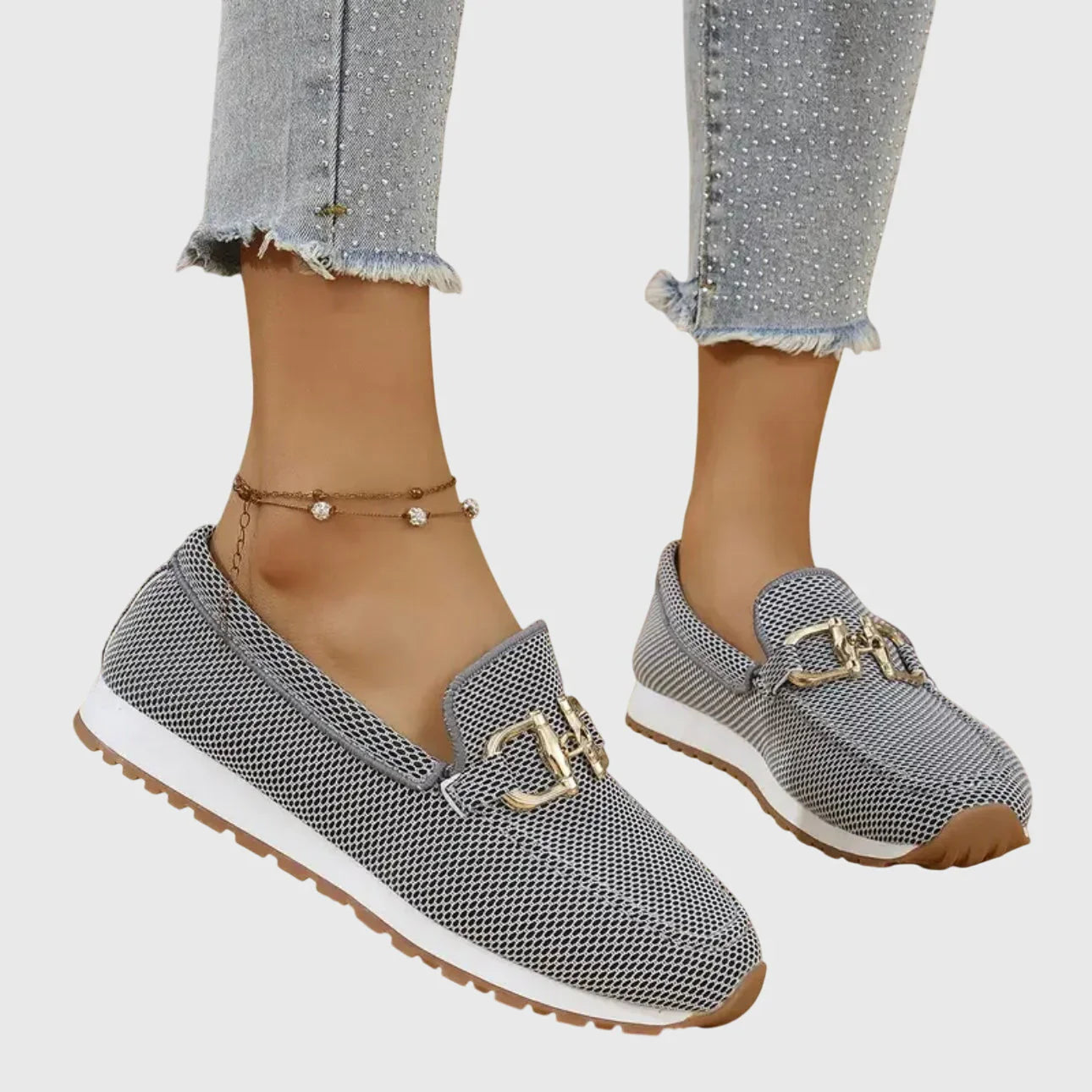 Loriana®| Baskets Mocassins Confortables & Élégantes
