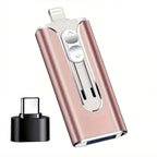 🔥Clé USB 4 en 1 16 à 256 Go Micro USB + 8 broches + USB 3.0 pour téléphone portable et ordinateur