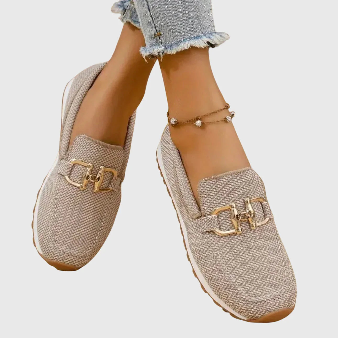 Loriana®| Baskets Mocassins Confortables & Élégantes