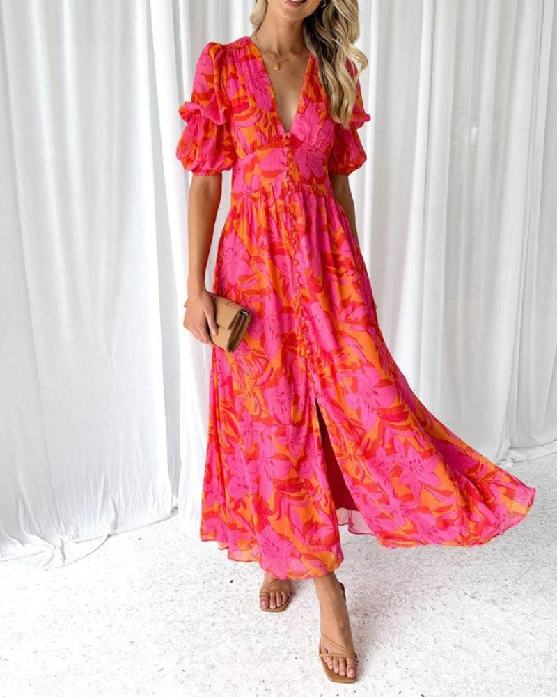 Loriana® | Robe Maxi Éclat Solaire
