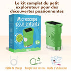 Kit Microscope avec écran qui éloigne des écrans (+ 50 CARTES OFFERTES)