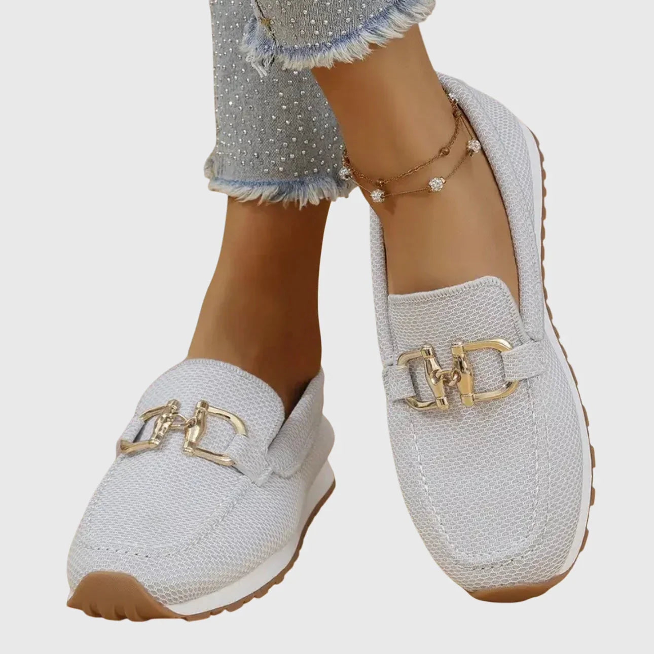 Loriana®| Baskets Mocassins Confortables & Élégantes