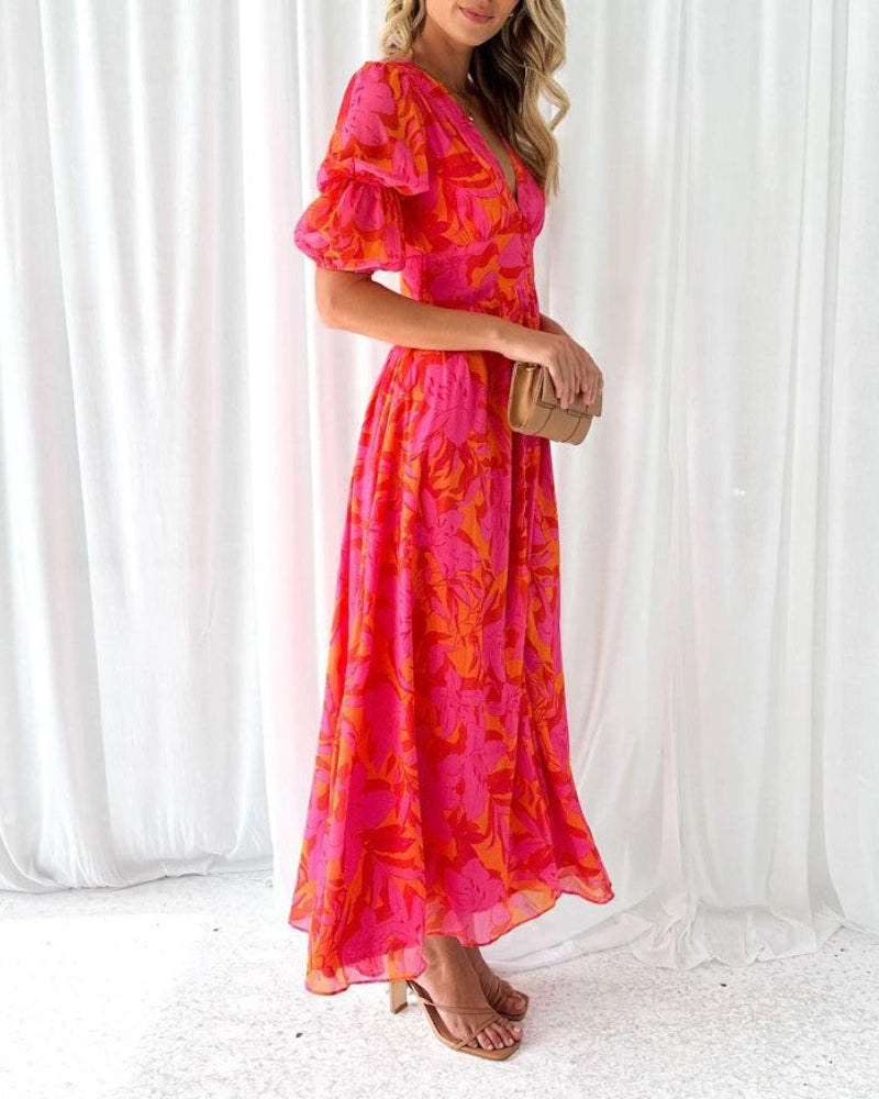 Loriana® | Robe Maxi Éclat Solaire