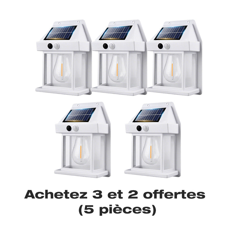 Offre spéciale Nouvel An : 50 % de réduction sur tout ! 🔥Applique murale solaire à détecteur de mouvement en tungstène