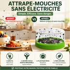 🌿💚 Piège anti-mouches écologique | Fonctionne sans énergie, lavable et réutilisable longue durée sans produit toxique ✅
