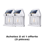 Offre spéciale Nouvel An : 50 % de réduction sur tout ! 🔥Applique murale solaire à détecteur de mouvement en tungstène
