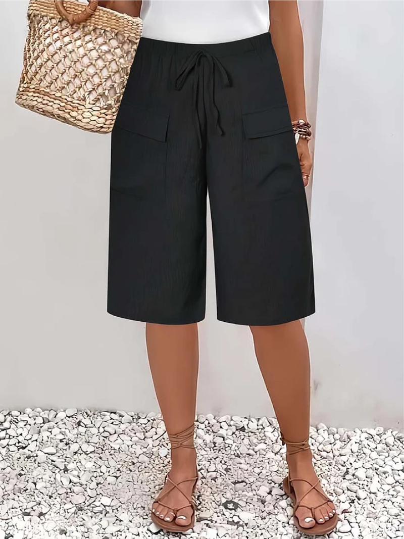 Loriana® Short à taille élastiquée