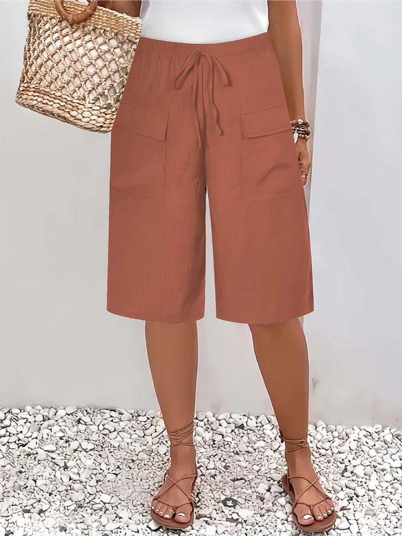 Loriana® Short à taille élastiquée