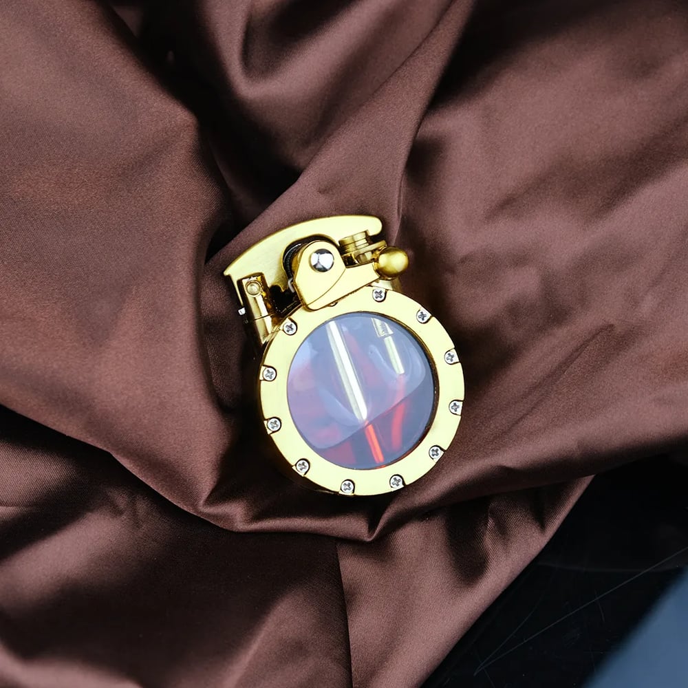 🔥Dernier jour 49 % DE RÉDUCTION 🎁Briquet vintage transparent à mèche kérozène style antique steampunk
