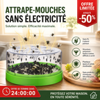 🌿💚 Piège anti-mouches écologique | Fonctionne sans énergie, lavable et réutilisable longue durée sans produit toxique ✅