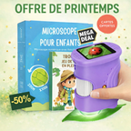 Kit Microscope avec écran qui éloigne des écrans (+ 50 CARTES OFFERTES)